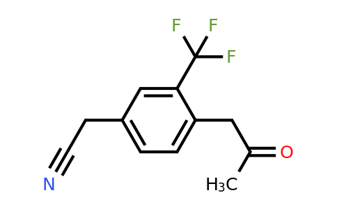 1806462-26-9 | 4-(2-Oxopropyl)-3-(trifluoromethyl)phenylacetonitrile
