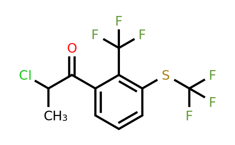 1806462-33-8 | 2-Chloro-1-(2-(trifluoromethyl)-3-(trifluoromethylthio)phenyl)propan-1-one