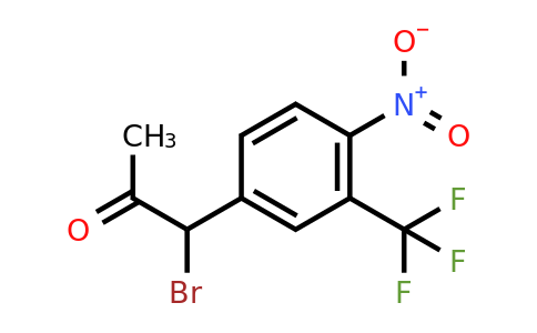 1806462-48-5 | 1-Bromo-1-(4-nitro-3-(trifluoromethyl)phenyl)propan-2-one
