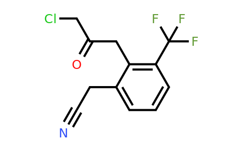 1806462-49-6 | 2-(3-Chloro-2-oxopropyl)-3-(trifluoromethyl)phenylacetonitrile