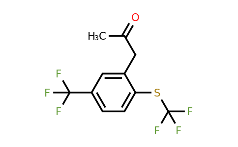1806462-63-4 | 1-(5-(Trifluoromethyl)-2-(trifluoromethylthio)phenyl)propan-2-one