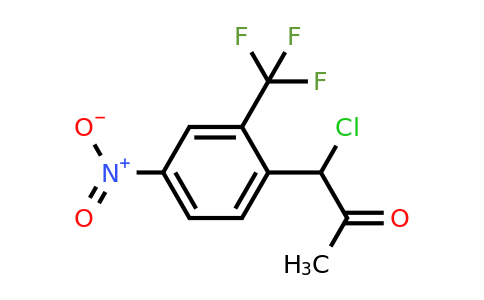 1806462-71-4 | 1-Chloro-1-(4-nitro-2-(trifluoromethyl)phenyl)propan-2-one