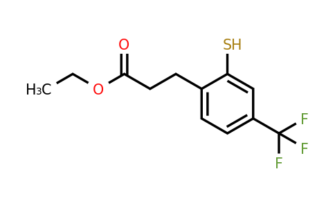1806462-80-5 | Ethyl 3-(2-mercapto-4-(trifluoromethyl)phenyl)propanoate