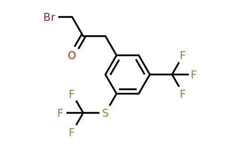 1806462-82-7 | 1-Bromo-3-(3-(trifluoromethyl)-5-(trifluoromethylthio)phenyl)propan-2-one
