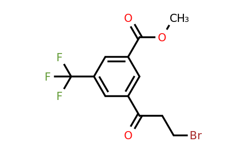 1806462-95-2 | Methyl 3-(3-bromopropanoyl)-5-(trifluoromethyl)benzoate