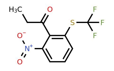1806463-00-2 | 1-(2-Nitro-6-(trifluoromethylthio)phenyl)propan-1-one