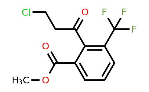 1806463-05-7 | Methyl 2-(3-chloropropanoyl)-3-(trifluoromethyl)benzoate