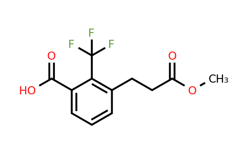 1806463-16-0 | 3-(3-Methoxy-3-oxopropyl)-2-(trifluoromethyl)benzoic acid