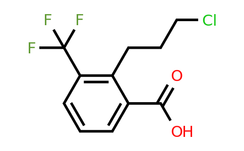 1806463-20-6 | 2-(3-Chloropropyl)-3-(trifluoromethyl)benzoic acid
