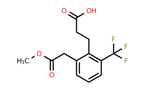 1806463-29-5 | Methyl 2-(2-carboxyethyl)-3-(trifluoromethyl)phenylacetate