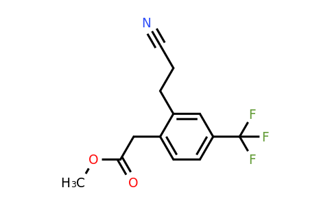 1806463-32-0 | Methyl 2-(2-cyanoethyl)-4-(trifluoromethyl)phenylacetate