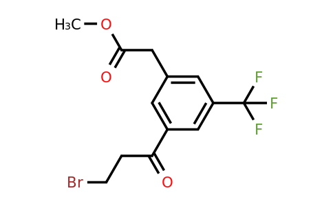 1806463-39-7 | Methyl 3-(3-bromopropanoyl)-5-(trifluoromethyl)phenylacetate