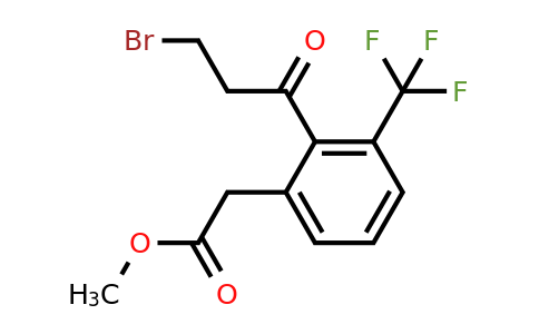 1806463-40-0 | Methyl 2-(3-bromopropanoyl)-3-(trifluoromethyl)phenylacetate