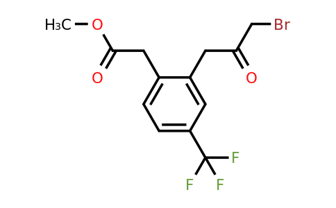 1806463-50-2 | Methyl 2-(3-bromo-2-oxopropyl)-4-(trifluoromethyl)phenylacetate