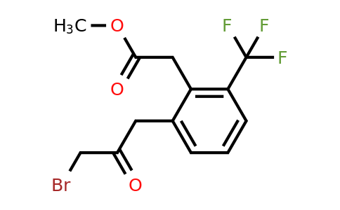 1806463-54-6 | Methyl 2-(3-bromo-2-oxopropyl)-6-(trifluoromethyl)phenylacetate