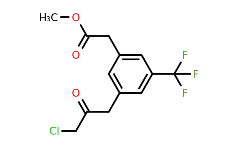 1806463-58-0 | Methyl 3-(3-chloro-2-oxopropyl)-5-(trifluoromethyl)phenylacetate