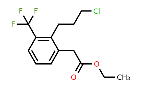 1806463-73-9 | Ethyl 2-(3-chloropropyl)-3-(trifluoromethyl)phenylacetate