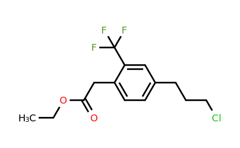 1806463-76-2 | Ethyl 4-(3-chloropropyl)-2-(trifluoromethyl)phenylacetate