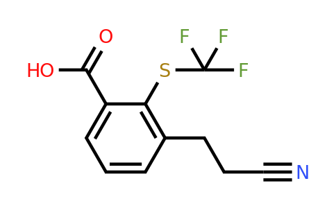 1806464-04-9 | 3-(2-Cyanoethyl)-2-(trifluoromethylthio)benzoic acid