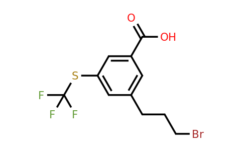 1806464-06-1 | 3-(3-Bromopropyl)-5-(trifluoromethylthio)benzoic acid