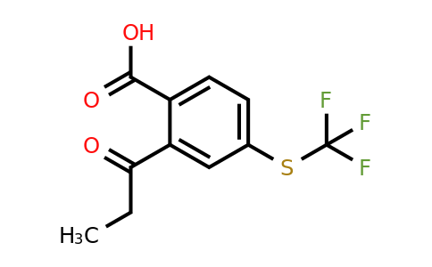 1806464-08-3 | 2-Propionyl-4-(trifluoromethylthio)benzoic acid