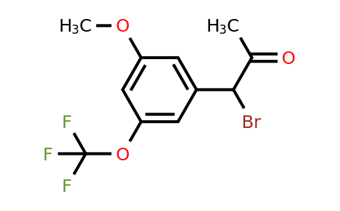 1806464-18-5 | 3-(1-Bromo-2-oxopropyl)-5-(trifluoromethoxy)anisole