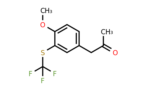 1806464-36-7 | 4-(2-Oxopropyl)-2-(trifluoromethylthio)anisole