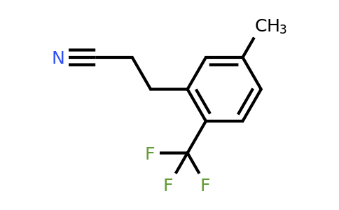 1806465-23-5 | 3-(5-Methyl-2-(trifluoromethyl)phenyl)propanenitrile