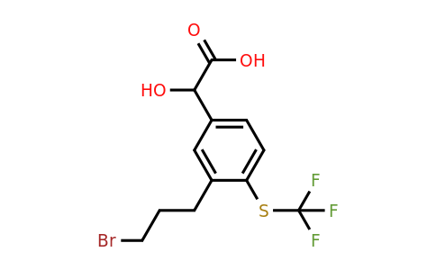 1806465-52-0 | 3-(3-Bromopropyl)-4-(trifluoromethylthio)mandelic acid