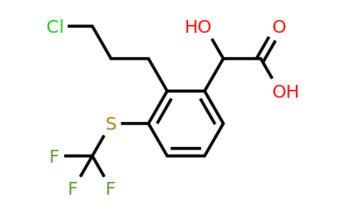 1806465-55-3 | 2-(3-Chloropropyl)-3-(trifluoromethylthio)mandelic acid