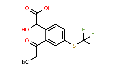 1806465-59-7 | 2-Propionyl-4-(trifluoromethylthio)mandelic acid