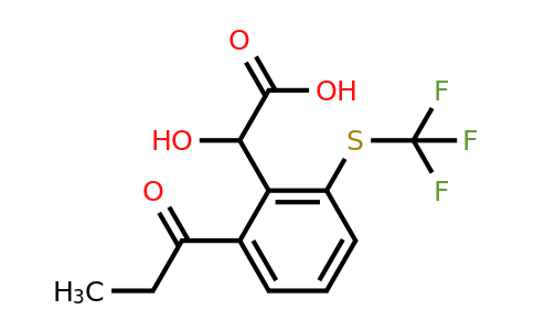 1806465-61-1 | 2-Propionyl-6-(trifluoromethylthio)mandelic acid