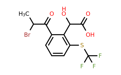 1806465-63-3 | 2-(2-Bromopropanoyl)-6-(trifluoromethylthio)mandelic acid