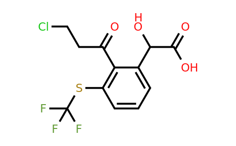 1806465-69-9 | 2-(3-Chloropropanoyl)-3-(trifluoromethylthio)mandelic acid