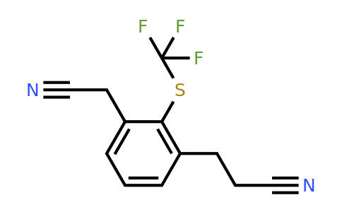 1806465-84-8 | 3-(2-Cyanoethyl)-2-(trifluoromethylthio)phenylacetonitrile
