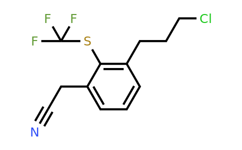 1806465-86-0 | 3-(3-Chloropropyl)-2-(trifluoromethylthio)phenylacetonitrile