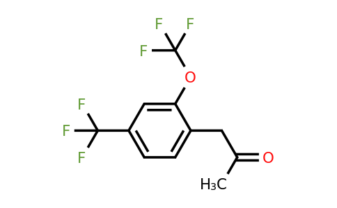 1806466-01-2 | 1-(2-(Trifluoromethoxy)-4-(trifluoromethyl)phenyl)propan-2-one