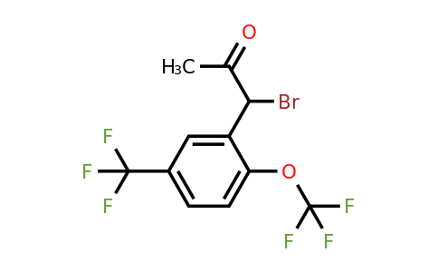 1806466-03-4 | 1-Bromo-1-(2-(trifluoromethoxy)-5-(trifluoromethyl)phenyl)propan-2-one
