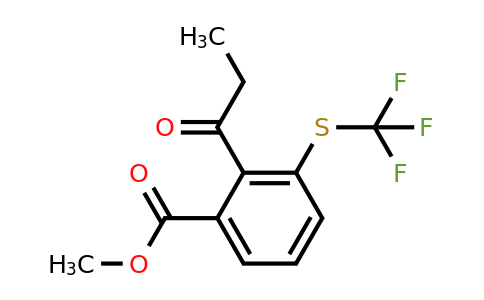 1806466-23-8 | Methyl 2-propionyl-3-(trifluoromethylthio)benzoate