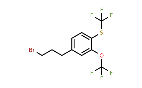 1806466-25-0 | 1-(3-Bromopropyl)-3-(trifluoromethoxy)-4-(trifluoromethylthio)benzene