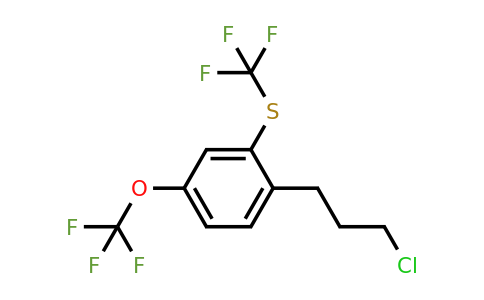 1806466-31-8 | 1-(3-Chloropropyl)-4-(trifluoromethoxy)-2-(trifluoromethylthio)benzene