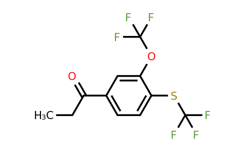 1806466-44-3 | 1-(3-(Trifluoromethoxy)-4-(trifluoromethylthio)phenyl)propan-1-one