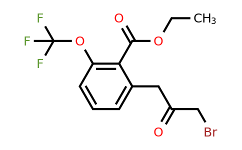 1806466-50-1 | Ethyl 2-(3-bromo-2-oxopropyl)-6-(trifluoromethoxy)benzoate