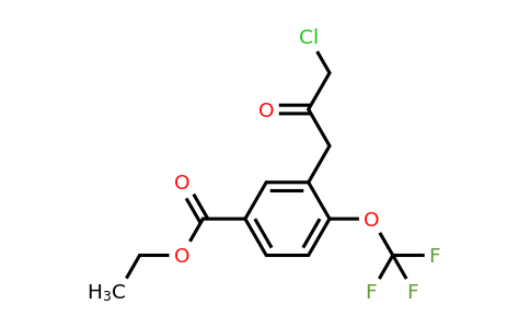 1806466-80-7 | Ethyl 3-(3-chloro-2-oxopropyl)-4-(trifluoromethoxy)benzoate