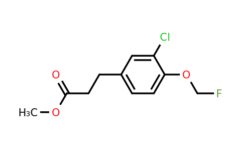 1806467-08-2 | Methyl 3-(3-chloro-4-(fluoromethoxy)phenyl)propanoate