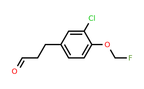 1806467-26-4 | 3-(3-Chloro-4-(fluoromethoxy)phenyl)propanal