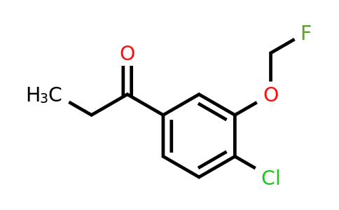1806467-30-0 | 1-(4-Chloro-3-(fluoromethoxy)phenyl)propan-1-one