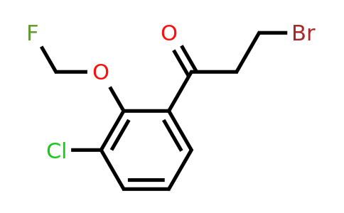 1806467-37-7 | 3-Bromo-1-(3-chloro-2-(fluoromethoxy)phenyl)propan-1-one