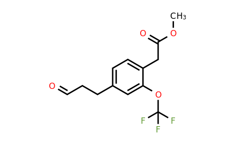 1806467-44-6 | Methyl 4-(3-oxopropyl)-2-(trifluoromethoxy)phenylacetate