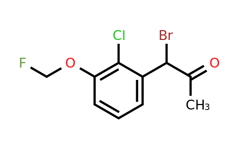 1806467-48-0 | 1-Bromo-1-(2-chloro-3-(fluoromethoxy)phenyl)propan-2-one